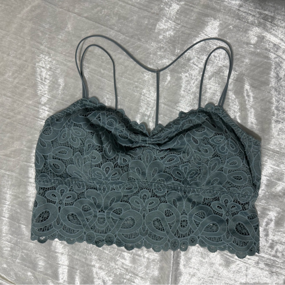 Lace Bralette Teal